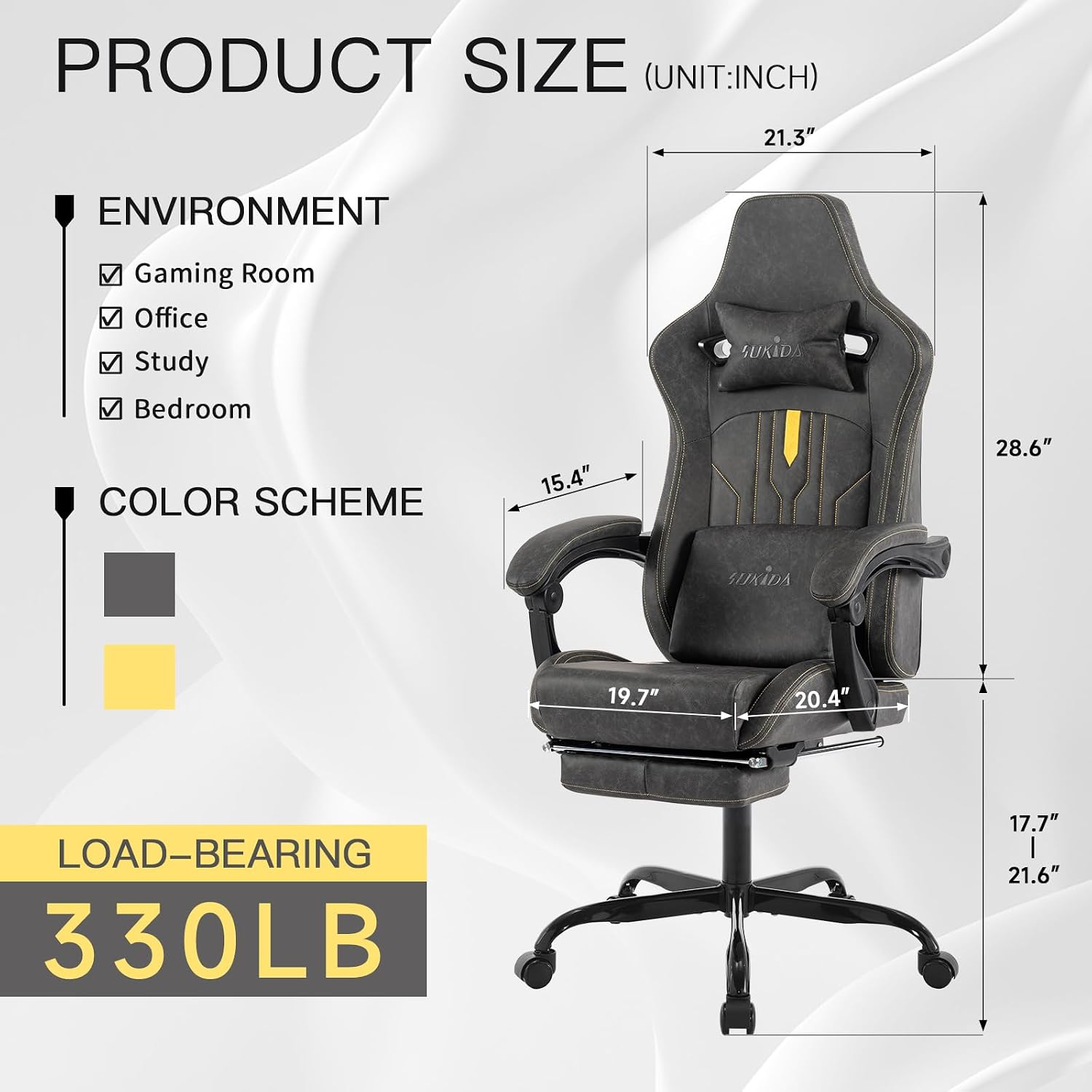 Ayak Desteği Olan, Ergonomik,  - Video Gaming & Esports Usd Acc incelemesi ve fiyatı
