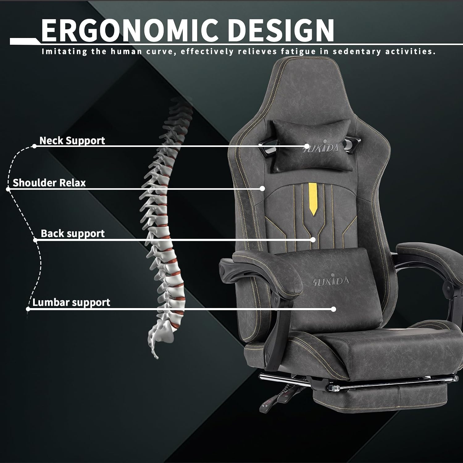 Ayak Desteği Olan, Ergonomik,  - Video Gaming & Esports Usd Acc incelemesi ve fiyatı